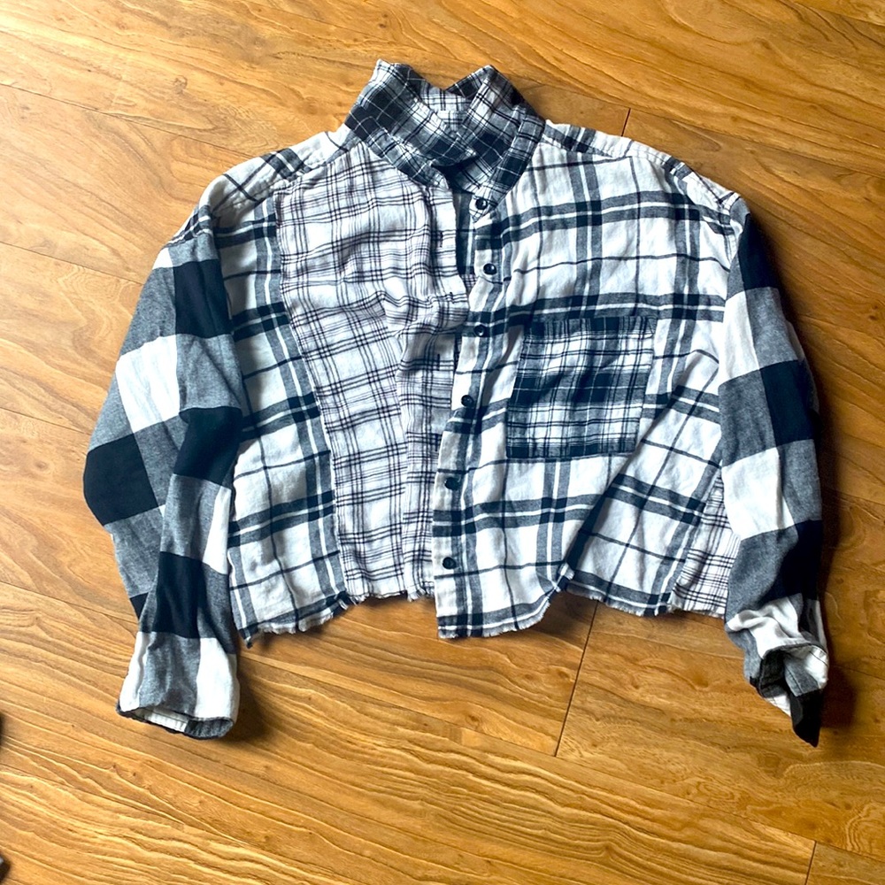 Cropped flannel